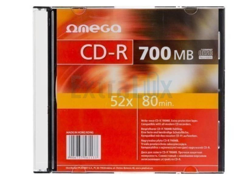 CD-R NN 700MB 80MIN 52X SLIM 1/1