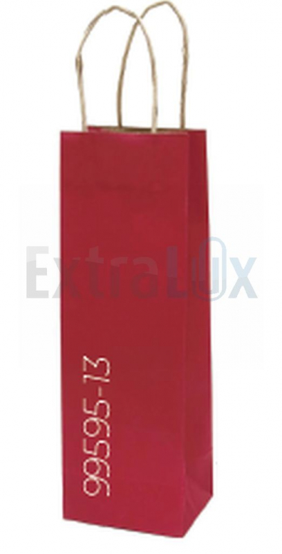 VREČKA DARILNA EKO ZA STEKLENICE 13,8x36x10