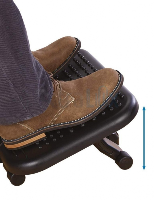 POČIVALNIK ZA NOGE KENSINGTON SOLEMASSAGE, MASAŽNI, NASTAVLJIV NAGIB IN VIŠINA 56155