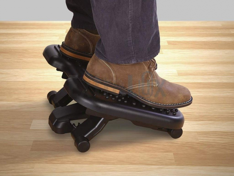 POČIVALNIK ZA NOGE KENSINGTON SOLEMASSAGE, MASAŽNI, NASTAVLJIV NAGIB IN VIŠINA 56155