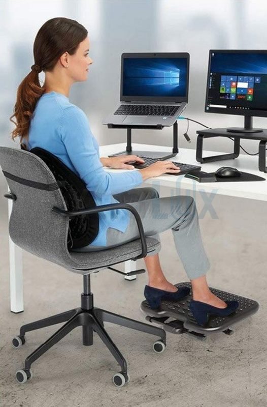 POČIVALNIK ZA NOGE KENSINGTON SOLEMASSAGE, MASAŽNI, NASTAVLJIV NAGIB IN VIŠINA 56155