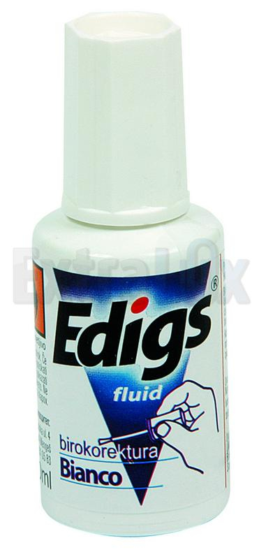 KOREKTURA S ČOPIČEM EDIGS FLUID BIANCO 20ML ART. 911