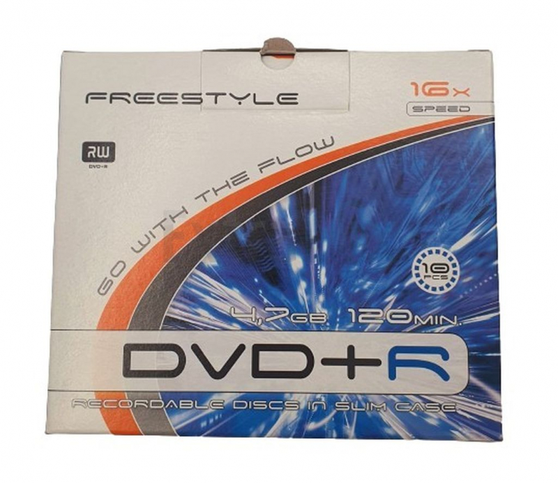 DVD+R NN 4,7GB 120MIN 16X SLIM 10/1