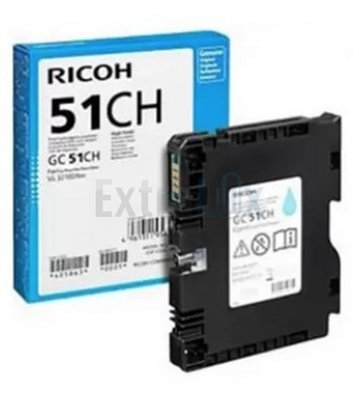 RICOH KARTUŠA GC51C HC (405863) CYAN