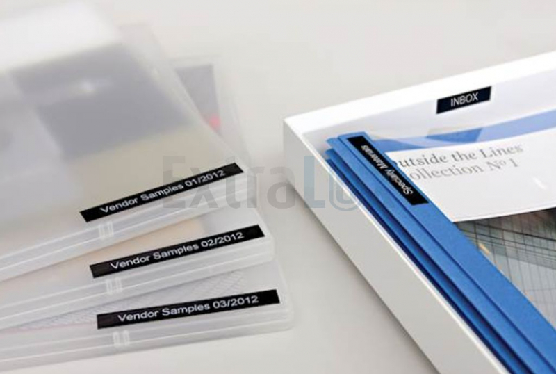 TRAK DYMO D1 19MMX7M BELA NA ČRNI ART.45811 SO720910