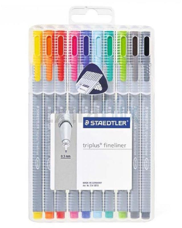 FLOMASTER STAEDTLER TRIPLUS FINELINER 334 SB10 1/10