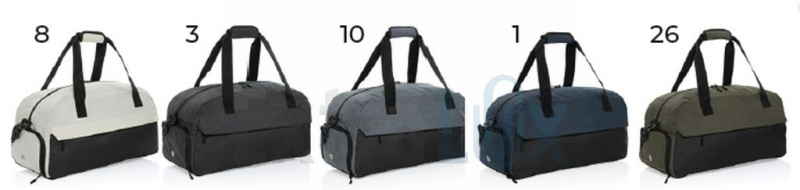 TORBA POTOVALNA, PRIMERNA ZA ŠPORT IZ RECIKLIRANEGA POLIESTRA