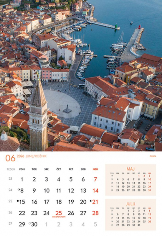 KOLEDAR LEPOTE SLOVENIJE 2026