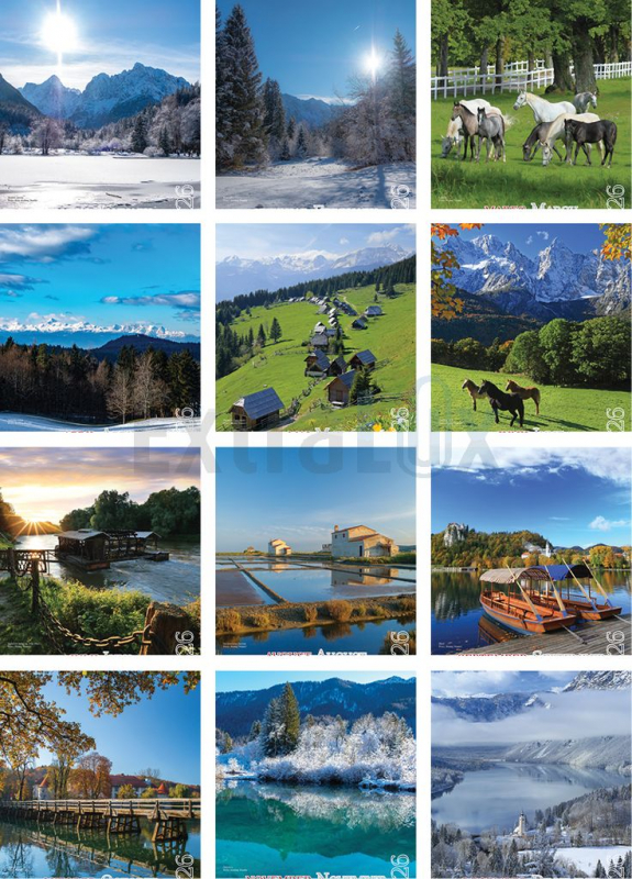 KOLEDAR LEPOTE SLOVENIJE 2026