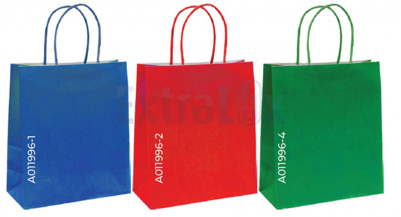 VREČKA DARILNA EKO VELIKA 35x26x10 ZNOTRAJ BELA