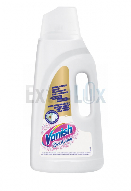 ČISTILO ZA ODSTRANJEVANJE MADEŽEV VANISH BELI GEL 2 L