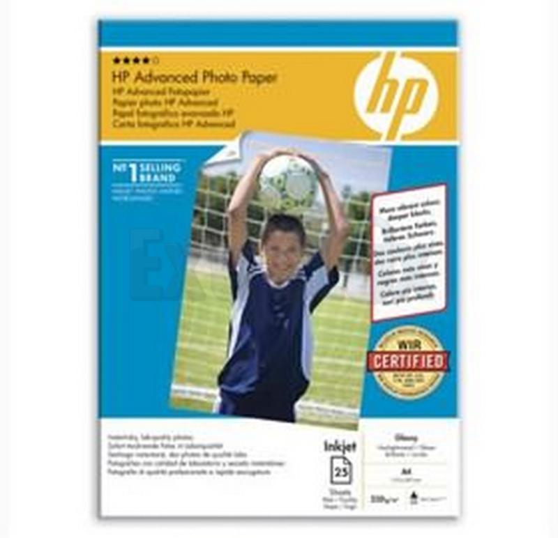PAPIR FOTO A4 250G HP Q5456A INK JET ADVANCED PHOTO GLOSS 1/25