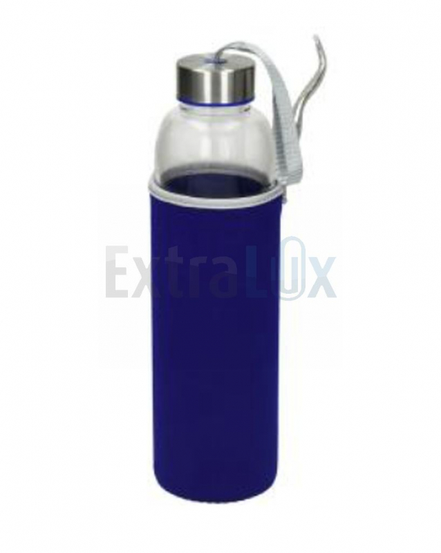 STEKLENIČKA ZA VODO WAVE 600 ML MODRA - AKCIJA