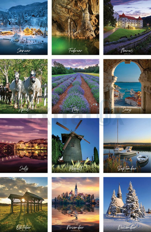 KOLEDAR ZASANJANA SLOVENIJA  2026