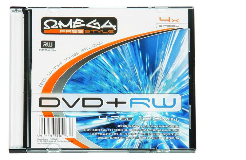 DVD+RW NN 4,7GB 120MIN 4X SLIM 1/1