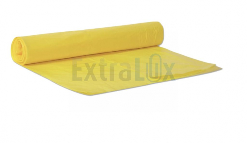 VREČKE ZA SMETI 600X700 60L LDPE MOČNE BARVNE 25/1