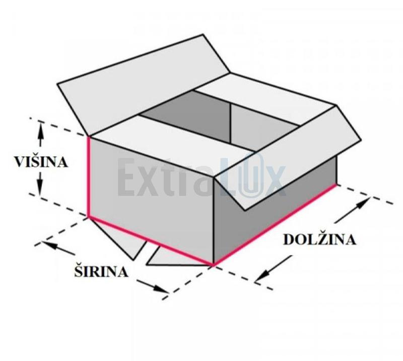 ŠKATLA KARTONSKA 400X350X350MM PETSLOJNA MVP11200529