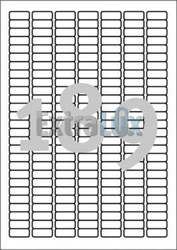 ETIKETE AVERY ZWECKFORM L4731REV 25,4X10 ODSTRANLJIVE 1/25