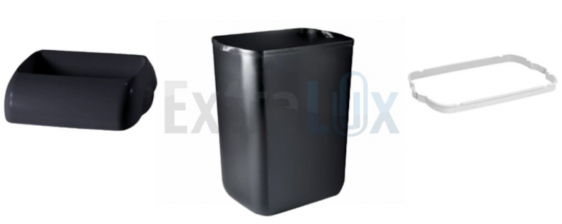 KOŠ ZA SMETI 42L WELCOME ČRN