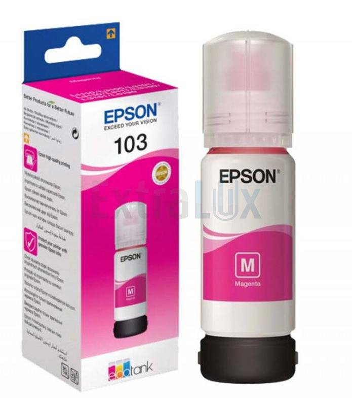 EPSON ČRNILO C13T00S34A ŠT. 103 MAGENTA ZA L1110, L3110, L3150 70ML (142916)