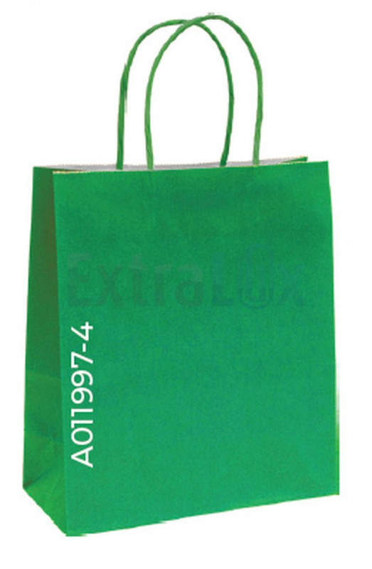 VREČKA DARILNA EKO SREDNJA 25x22x10 ZNOTRAJ BELA