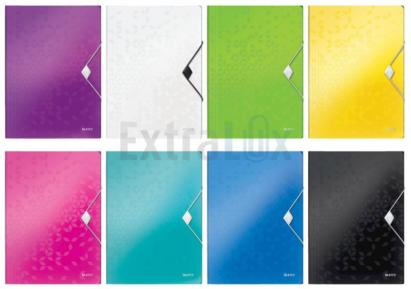 MAPA S KLAPO IN ELASTIKO PP A4 LEITZ WOW 4599