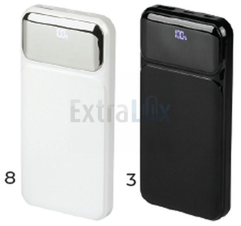 POWER BANK 10000 mAh Tip C VHOD/IZHOD, PRIKAZ STANJA POLNOSTI