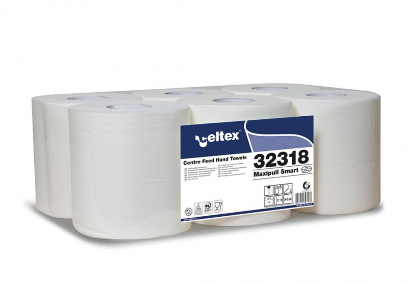 BRISAČE DVOSLOJNE CENTRALNI IZVLEK MAXI CELTEX 32318 BELE 20CM/135M 1/6