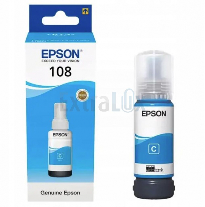 EPSON ČRNILO C13T09C24A ŠT. 108 CYAN ZA L8050