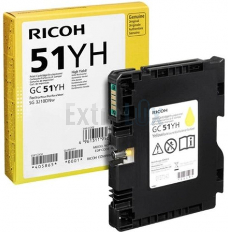RICOH KARTUŠA GC51Y HC (405865) YELOW