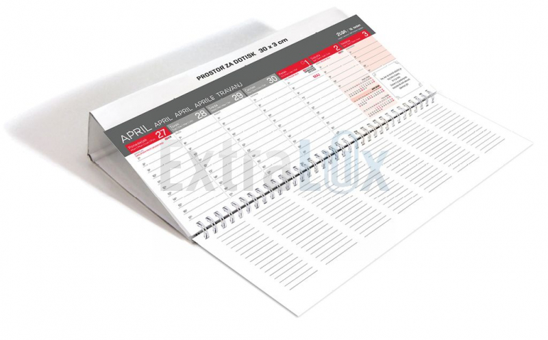 KOLEDAR NAMIZNI LEŽEČI POZITIVNE MISLI  2026