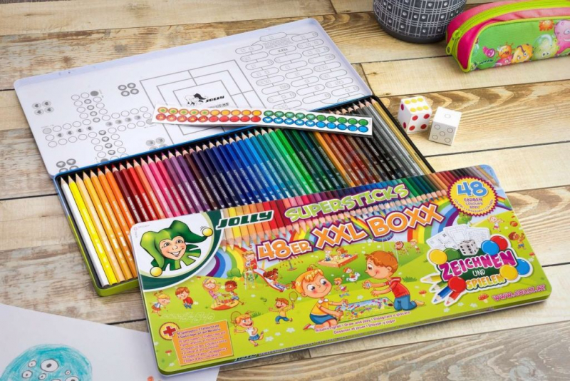 BARVICE JOLLY KINDERFEST KOVINSKA ŠKATLICA 3000-0525 48/1