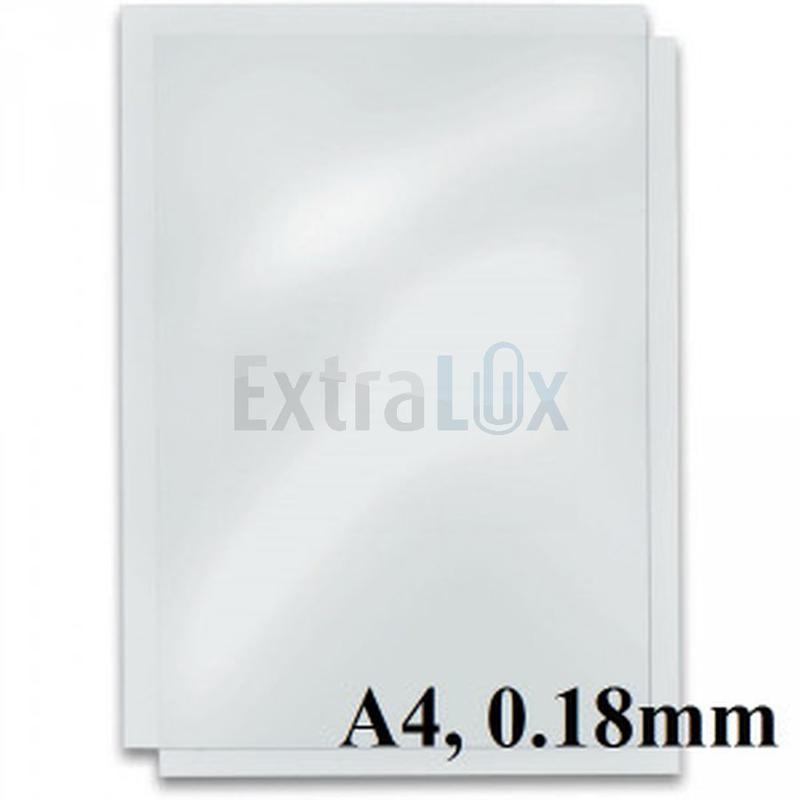 PLATNICA PVC A4 PROZORNA 0,18MM (180MIC) 1/100