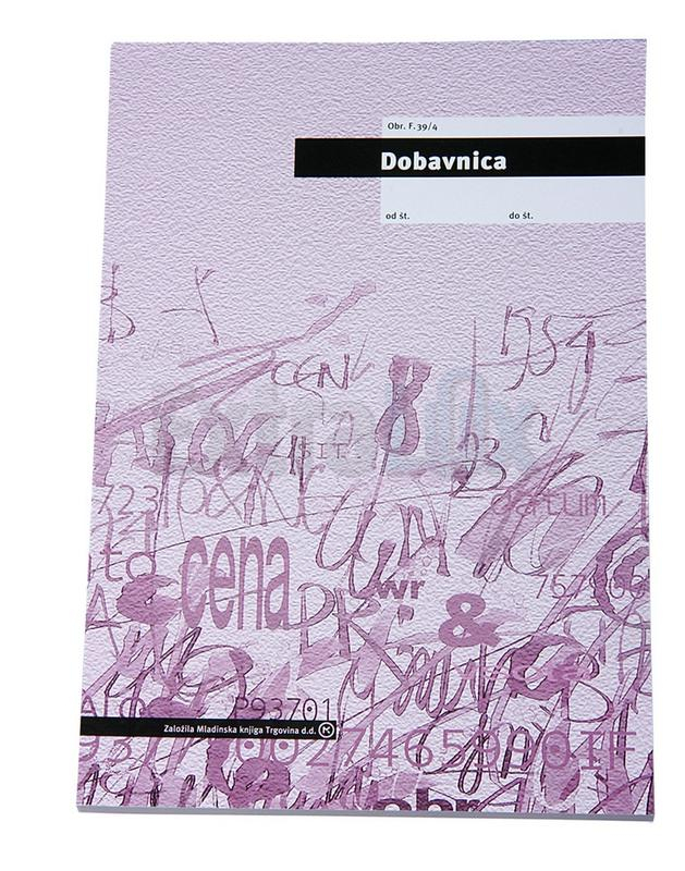 OBRAZEC F.39/4 DOBAVNICA A4 KOPIRNA