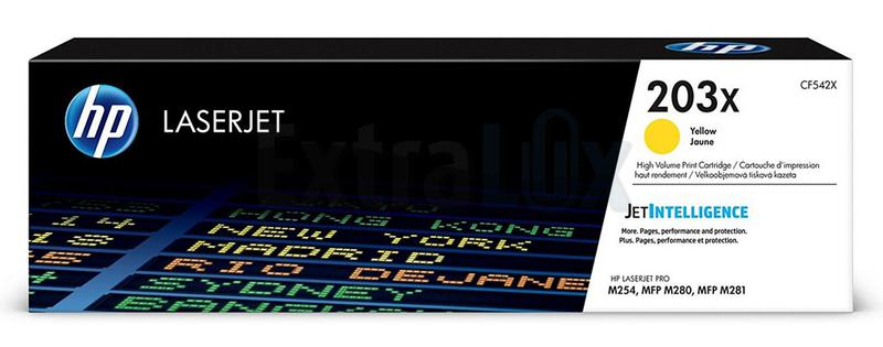 HP TONER CF542X ŠT. 203X YELLOW ZA CLJ PRO M254DN/M365DW/MFP280NW/M281NW/M281FDN