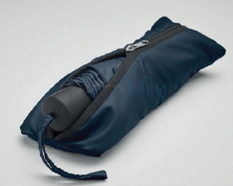 ZLOŽLJIVI DEŽNIK ⌀93 IZ RPET MATERIALA V ETUIJU KATERI POSTANE NAKUPOVALNA VREČKA