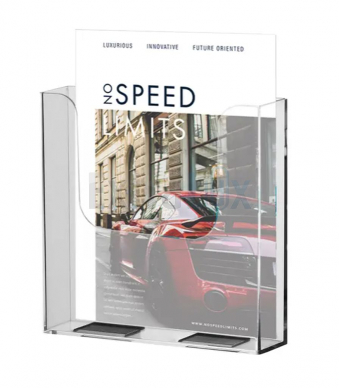 STOJALO STENSKO POKONČNO A5 DONAVA Z LUKNJAMA, PROZORNO