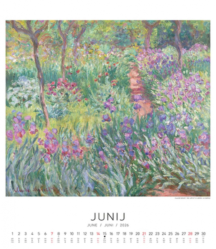 KOLEDAR IMPRESIONIZEM  2026