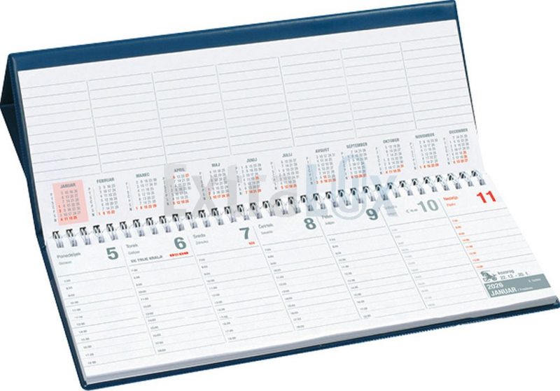 KOLEDAR NAMIZNI IVO PVC STENA 2026