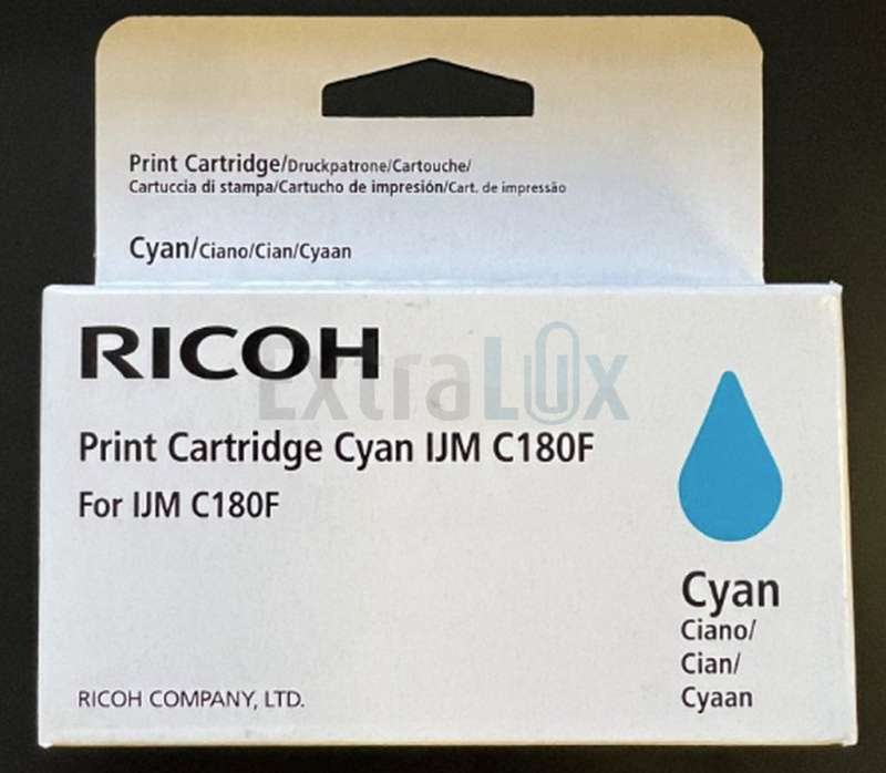 RICOH ČRNILO 408518 CYAN ZA IJM C180F 1,6K
