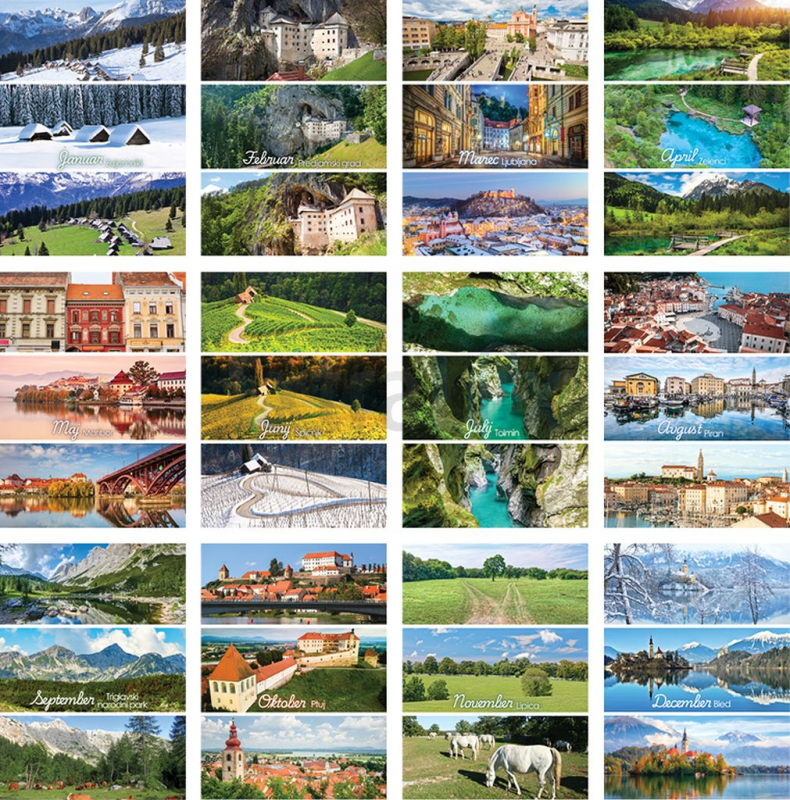 KOLEDAR GREMO NA LEPŠE PO SLOVENIJI  2026