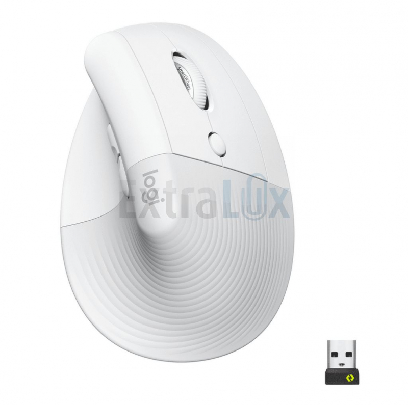 MIŠKA LOGITECH LIFT VERTICAL BREZŽIČNA ERGONOMSKA, BELA (910-006475)