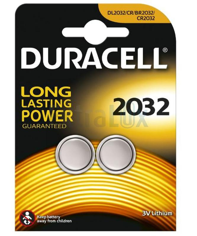 BATERIJA GUMB DURACELL CR2032 3V 1/2