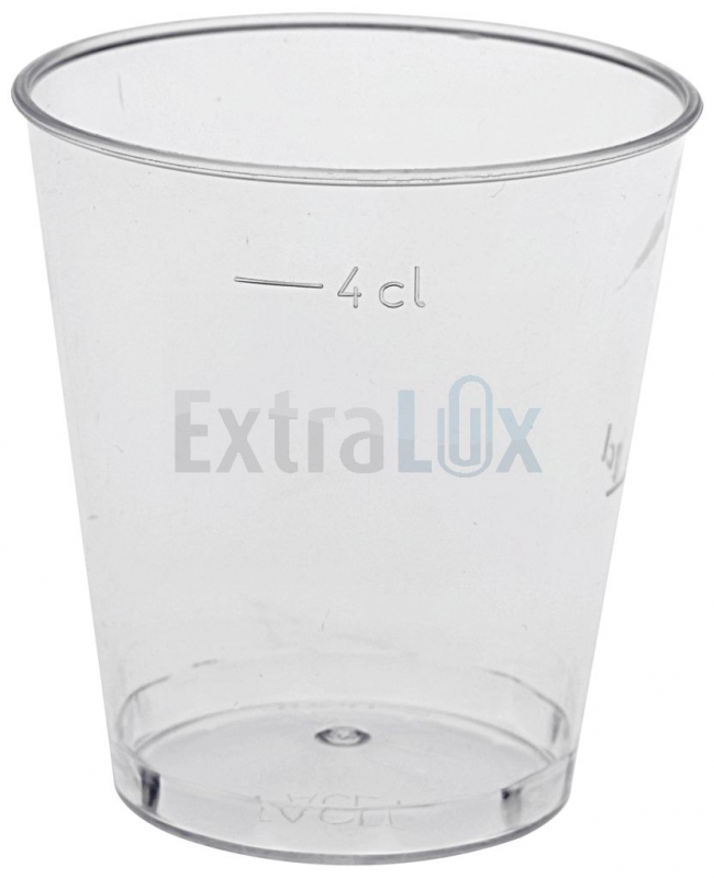 KOZARCI PLASTIČNI, 0,04L, ZA ŽGANJE, 25/1