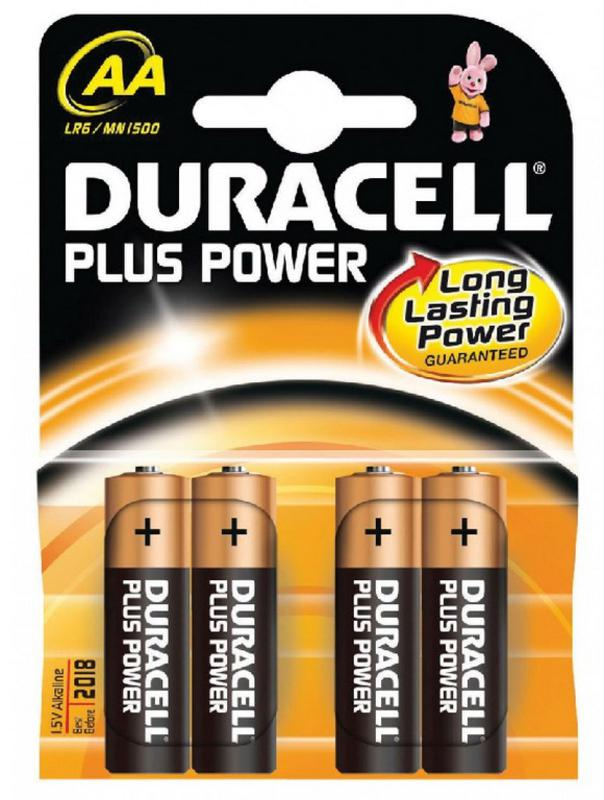 BATERIJA DURACELL PLUS 100% AA/LR06/MN1500 1/4