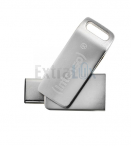 USB KLJUČ 64GB 3.0/USB C INTENSO CMOBILE LINE, SREBRN (3536490)