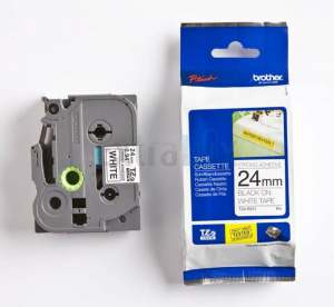 TRAK BROTHER P-TOUCH TZE-S251 24MM ČRNA NA BELEM