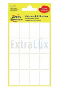 ETIKETE AVERY ZWECKFORM 3074 29x18 (96 ETIKET)