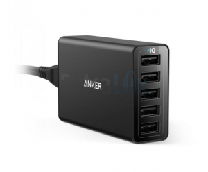 AVTO POLNILEC ANKER POWERPORT 5 40W/8A 5-PORTNI (A2124L12)