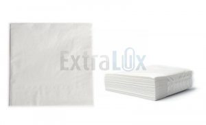 SERVIETI DVOSLOJNI TISSUE 000-BELI 33X33 1/50